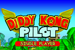 Diddy Kong Pilot (unreleased) Title Screen